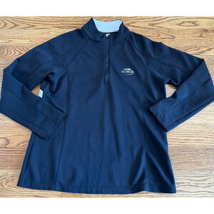 Women's Zero Restriction Tour Series Quarter Zip US Open‎ Size Large Black